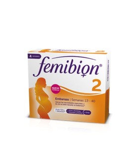 FEMIBION 2 EMBARAZO 28 COMPRIMIDOS  Y 28 CÁPSULAS Vitaminas embarazo y lactancia y Gestación y embarazo - MERCK