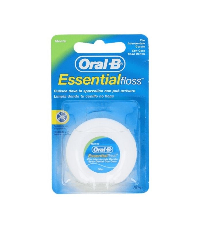 ORAL B SEDA DENTAL CERA-MENTA ESSENTIAL FLOSS Hilo dental y Accesorios bucodentales - ORAL B