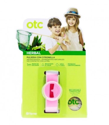 OTC HERBAL PULSERA CITRONELA ROSA Salud y Inicio - FERRER INTERNACIONAL