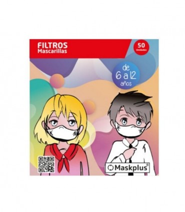 MASKPLUS FILTROS MASCARILLAS 6 A 12 AÑOS Inicio y  - 
