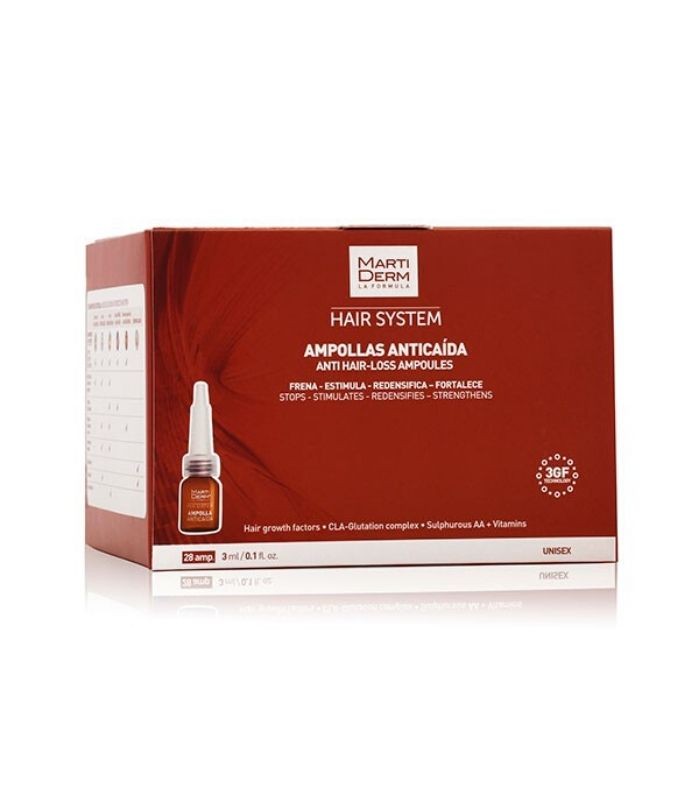 MARTIDERM AMPOLLAS ANTICAIDA 28 AMPOLLAS Tratamiento capilar y Anticaida - MARTIDERM