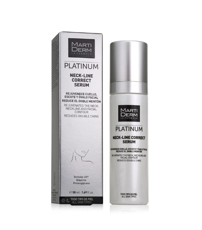 MARTIDERM PLATINUM NECK-LINE CORRECT SERUM 50 ML PROMOCIONES COSMÉTICA FACIAL y Inicio - MARTIDERM