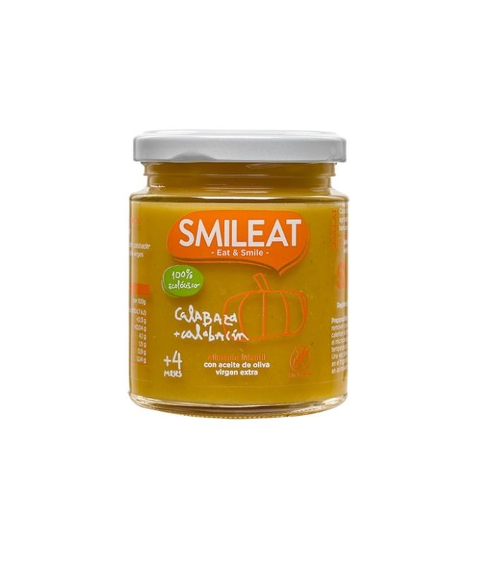 SMILEAT TARRITO CALABAZA Y CALABACIN 230 GR Potitos y Alimentacion del bebe - SMILEAT