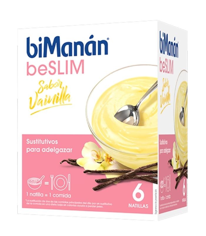 BIMANAN SUSTITUVE NATILLAS VAINILLA SOBRES Control de Peso y Dietetica - BIMANAN