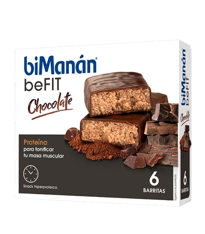 BIMANAN BEFIT PROTEINA BARRITAS CHOCOLATE 6 BARR Dietetica y Inicio - BIMANAN