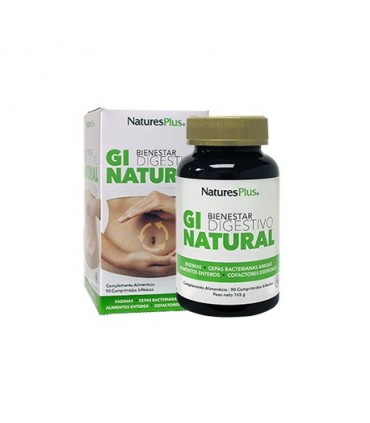 NATURES PLUS GI NATURAL 90 COMPRIMIDOS Salud y Inicio - NATUR IMPORT