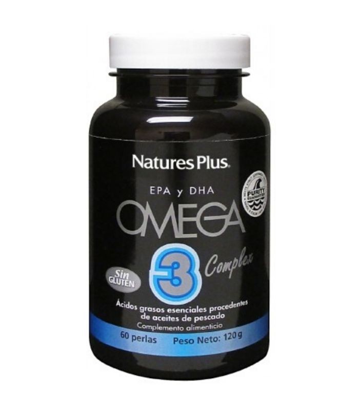 NATURES PLUS OMEGA 3 COMPLEX 60 PERLAS Salud y Inicio - NATUR IMPORT