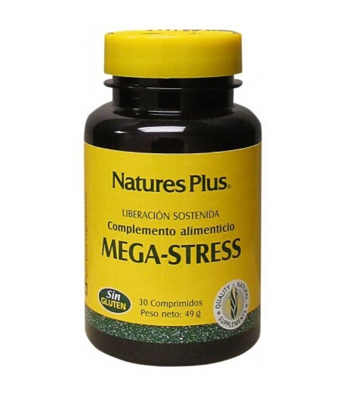NATURES PLUS MEGA-STRESS 30 COMP Salud y Inicio - NATUR IMPORT