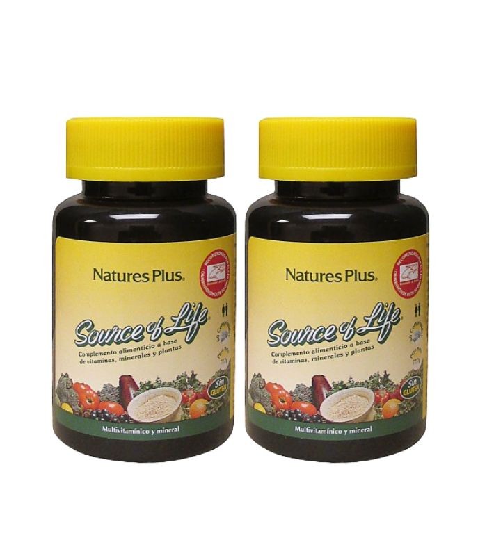 NATURES PLUS SOURCE OF LIFE DUPLO 2X60 COMPRIMIDOS Dietetica y Inicio - NATUR IMPORT