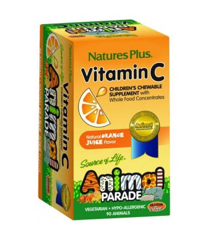 NATURES PLUS ANIMAL PARADE VITAMINA C 90 COMPRIMIDOS MASTICABLES Inicio y  - NATUR IMPORT