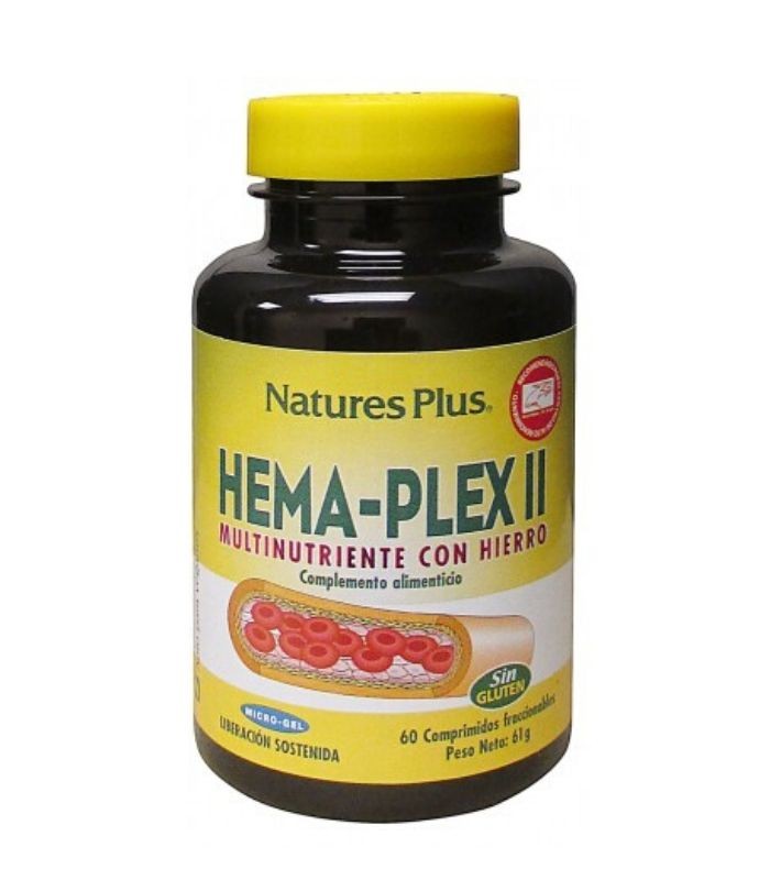 NATURES PLUS HEMA-PLEX II 60 COMPRIMIDOS Vitaminas y Dietetica - NATUR IMPORT