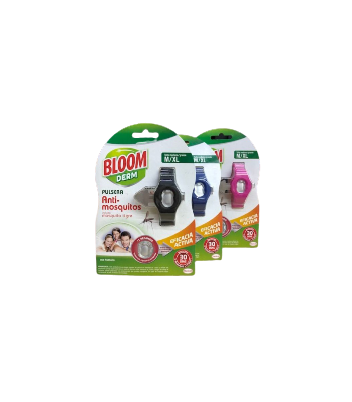 BLOOM DERM PULSERA ANTIMOSQUITOS M/XL