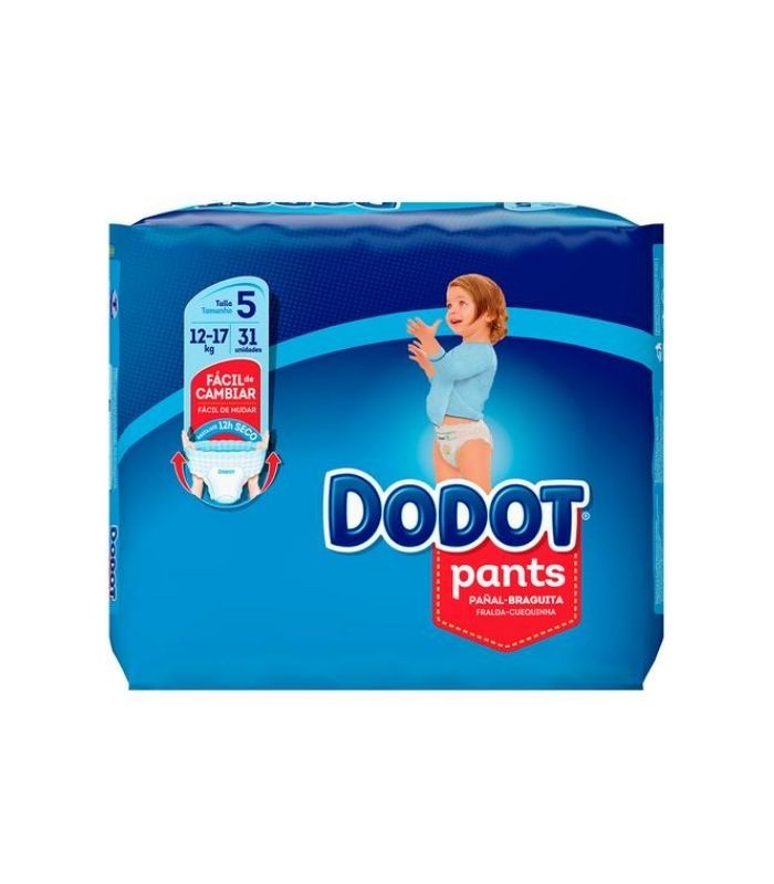 DODOT PANTS TALLA 5 12-17KG 31 UNIDADES Inicio y  - DODOT
