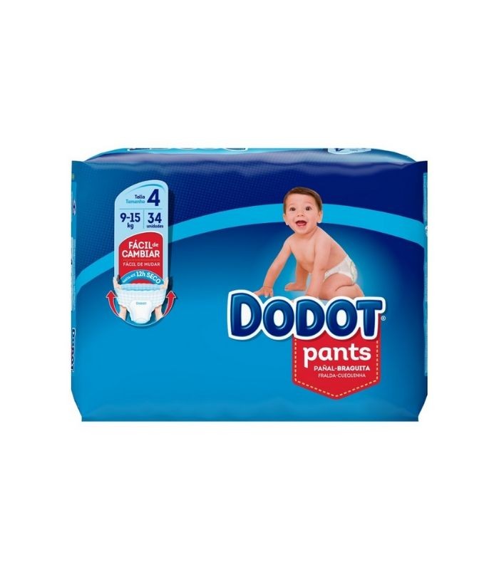 DODOT PANTS TALLA 4 9-15 KG 34UNIDADES Inicio y  - DODOT