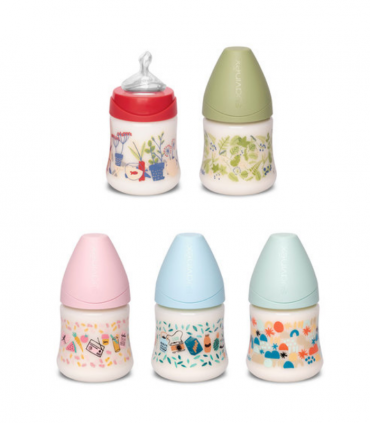 SUAVINEX BIBERON 0-6M TETINA ANATOMICA SILICONA 150ML- Biberones y Accesorios del bebe