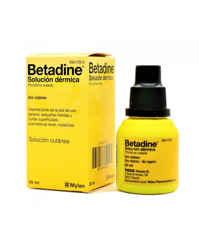 BETADINE 10p SOLUCION TOPICA FRASCO 50 ML