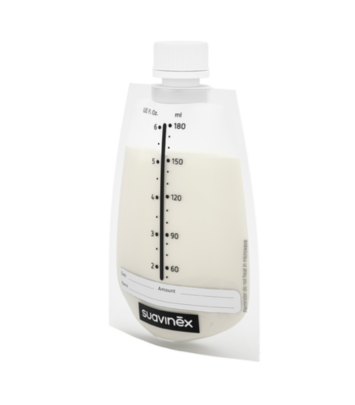 SUAVINEX BOLSA PARA LECHE MATERNA CON TAPÓN 20UDS