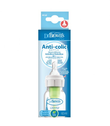 DR BROWNS BIBERON BOCA ESTRECHA +0M 60ML - Accesorios del bebé y biberones