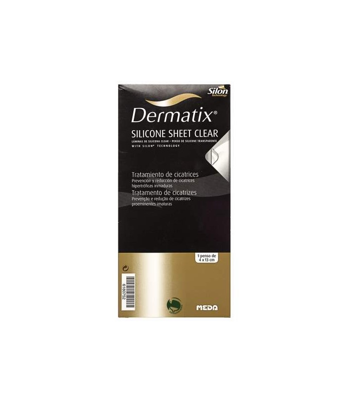DERMATIX SILICON CLEAR 1 LAMINA 4 X 13 CM