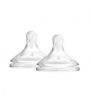 DR BROWNS TETINA BOCA ANCHA NIVEL 4 +9M 2UDS -Accesorios del bebé y tetinas