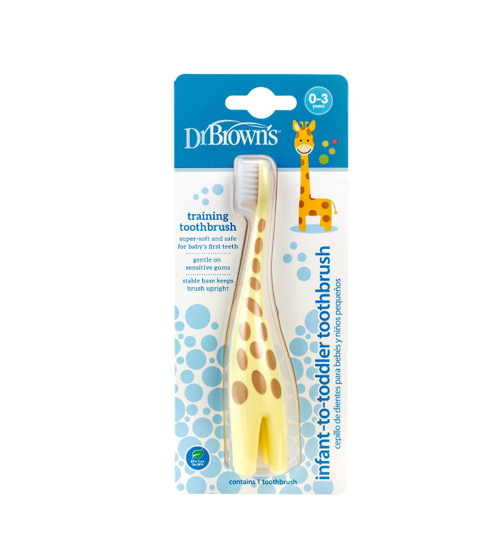 DR BROWN'S CEPILLO DE DIENTES JIRAFA 0-3 AÑOS JIRAFA- Accesorios del bebé y Cepillo de dientes
