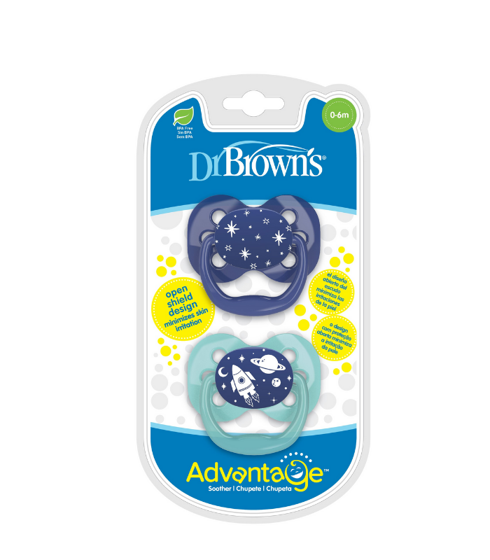 DR BROWNS CHUPETE ADVANTAGE 0-6M 2UDS - Accesorios del bebé y Chupetes