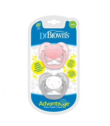 DR BROWNS CHUPETE ADVANTAGE 0-6M 2UDS - Accesorios del bebé y Chupetes