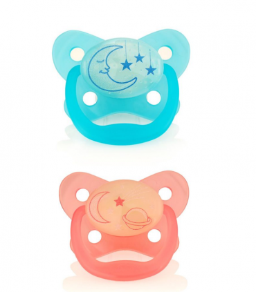 DR BROWN'S CHUPETE NOCTURNO PREVENT 6-12M 2UDS -Accesorios del bebé y Chupetes