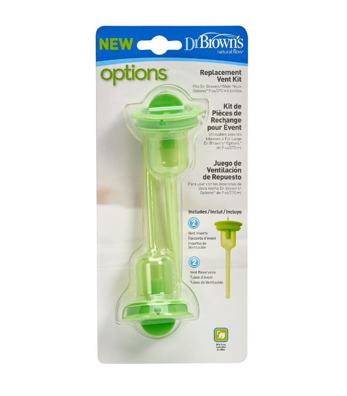 DR BROWN'S KIT VALVULA Y TUBO VENTILACIÓN 2UDS -Accesorios del bebé y biberones