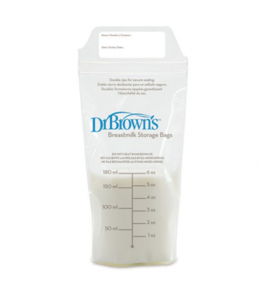 DR BROWN'S BOLSAS LECHE MATERNA 25U - Accesorios lactancia y Lactancia