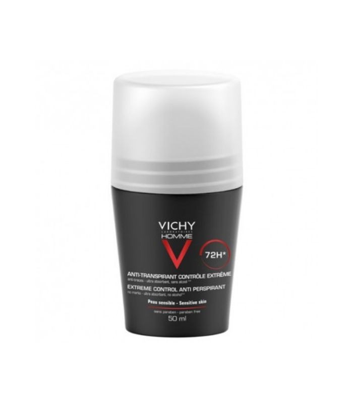 VICHY DESODORANTE HOMME BOLA ANTITRANSPIRANTE Desodorantes y Higiene Corporal - Vichy