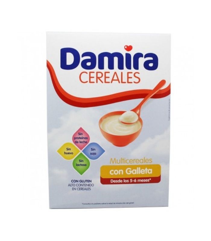 DAMIRA 8 CEREALES GALLETA MARIA FOS 600G Papillas y galletas y Alimentacion del bebe - DAMIRA NATUR