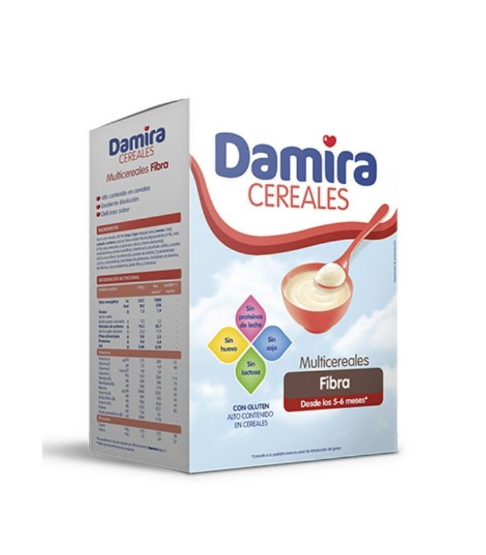 DAMIRA MULTICEREALES FIBRA 600 G Alimentacion del bebe y Bebé y mamá - DAMIRA NATUR