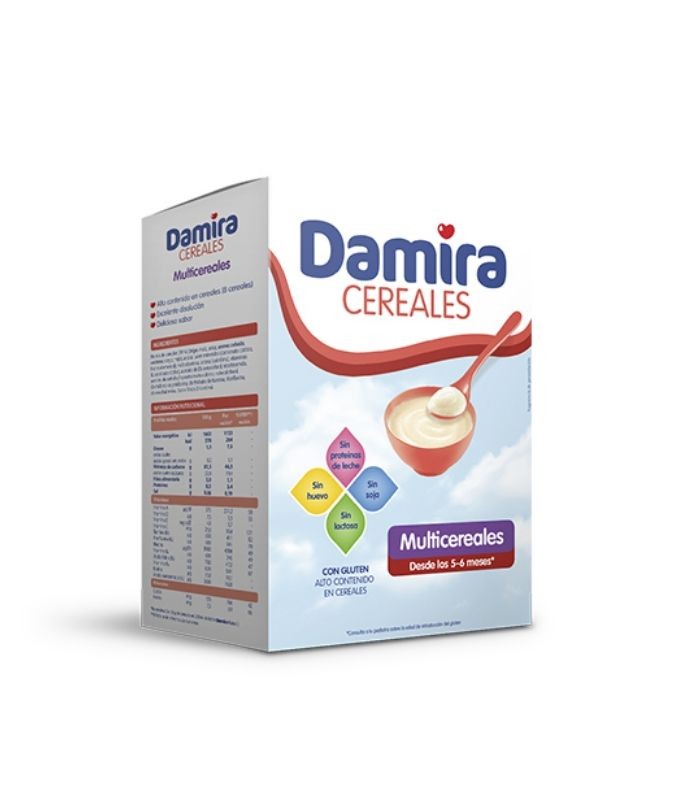 DAMIRA MULTICEREALES 600 G Alimentacion del bebe y Bebé y mamá - DAMIRA NATUR