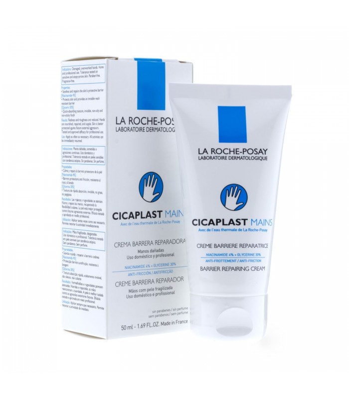 LA ROCHE POSAY CICAPLAST MANOS 50 ML Hidratacion y Cuidado manos - LA ROCHE POSAY