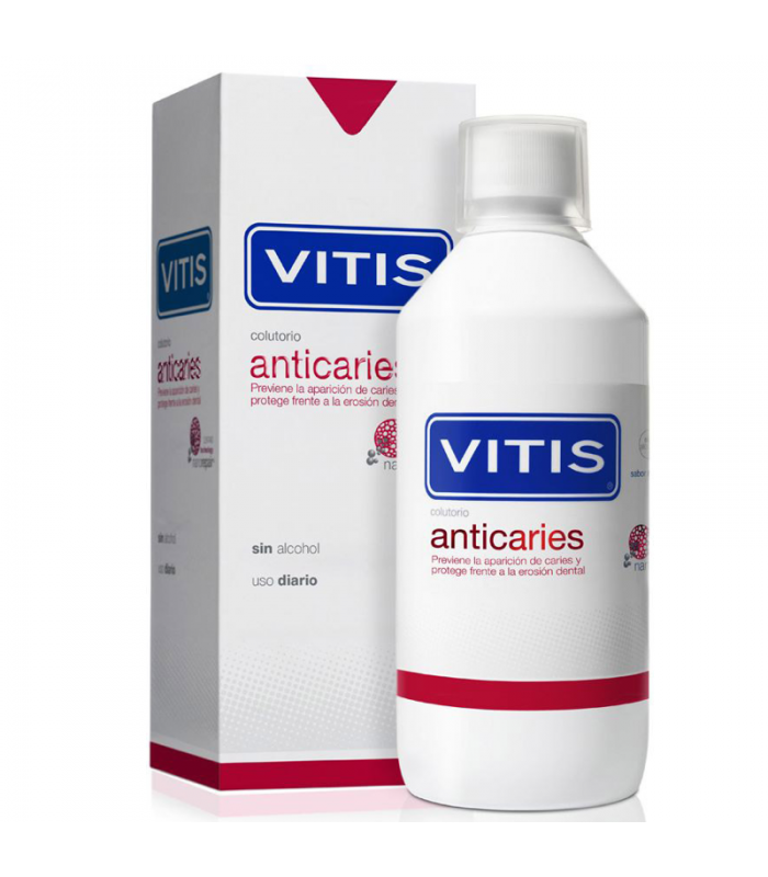 VITIS ANTICARIES COLUTORIO BUCAL 500 ML Anticaries y Higiene Bucal - DENTAID