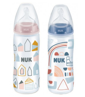 NUK BIBERON FIRST CHOICE SILICONA 6-18M 360ML -Accesorios del bebé y Biberones 2