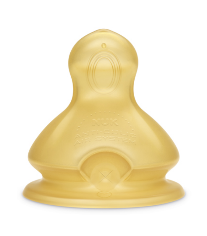 NUK TETINA FIRST CHOICE LATEX +6M 2UDS -Tetinas y Accesorios del bebé