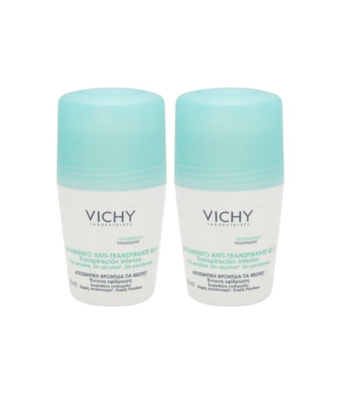 VICHY DESODORANTE ROLL ON DUPLO ANTITRANSPIRANTE Inicio y  - Vichy