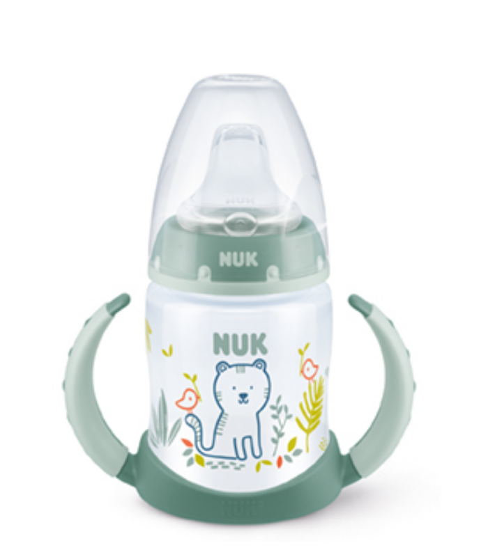 NUK BIBERON ENTRENA SILICONA JUNGLE ANIMALS 6-18M 150ML -Biberones y Accesorios del bebé