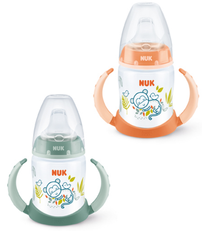 NUK BIBERON ENTRENA SILICONA JUNGLE ANIMALS 6-18M 150ML -Biberones y Accesorios del bebé