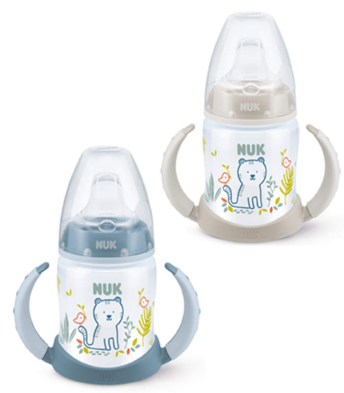NUK BIBERON ENTRENA SILICONA JUNGLE ANIMALS 6-18M 150ML -Biberones y Accesorios del bebé