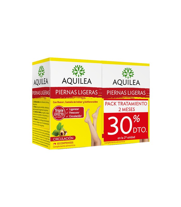 AQUILEA PIERNAS LIGERAS 60 COMPRIMIDOS DUPLO Dietetica y Inicio - AQUILEA
