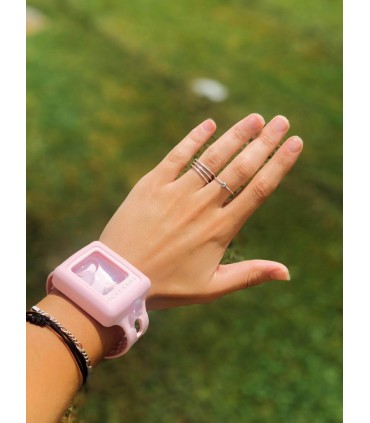 CLEANDS RELOJ HIDROALCOHOLICO RELLENABLE ROSA Inicio y  - 