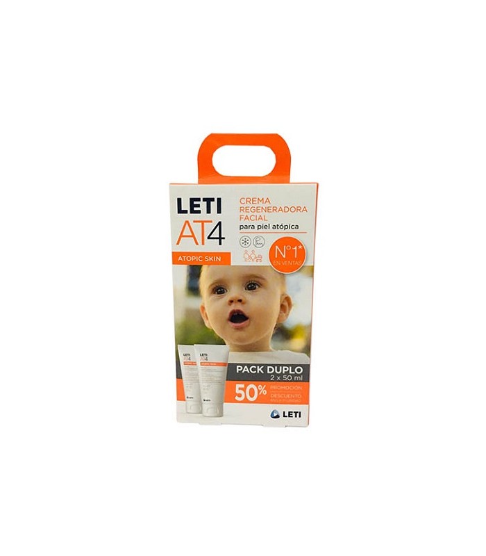 LETI AT4 CREMA REGENERADORA FACIAL 50 ML DUPLO Cuidado del bebe y Bebé y mamá - LETI