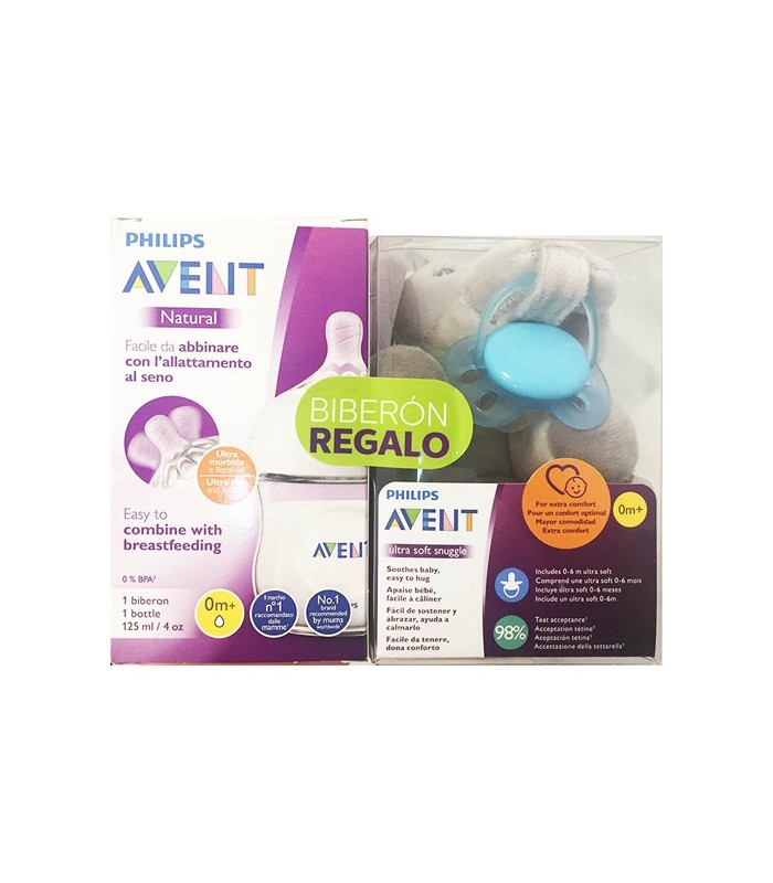 AVENT CHUPETE SILICONA 0- 6M PELUCHE ELEFANTE Bebé y mamá y Inicio - AVENT