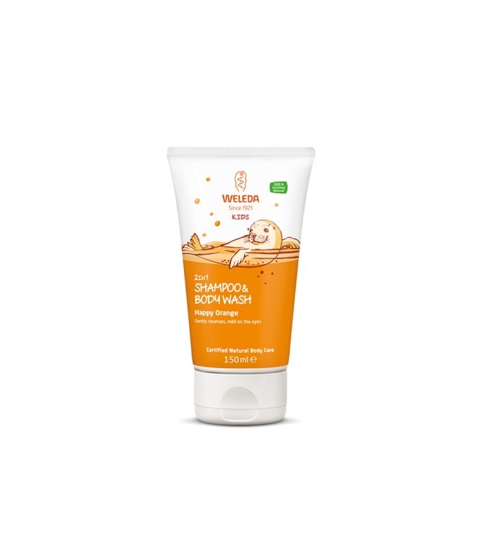 WELEDA 2 IN 1 SHAMPOO AND BODYWASH NARANJA FRUTAL Higiene bebé y Cuidado del bebe - WELEDA