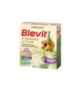BLEVIT PLUS DUPLO 8 CEREALES FRUTA 350 G Papillas y galletas y Alimentacion del bebe - BLEMIL Y BLEVIT