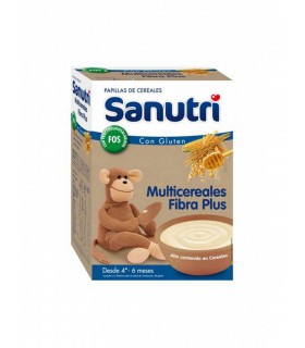 SANUTRI MULTICEREALES FIBRA PLUS FOS 600G Papillas y galletas y Alimentacion del bebe - DAMIRA NATUR