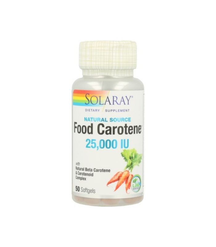 SOLARAY FOOD CAROTENE 50 CAPSULAS Vitaminas y Minerales y Vitaminas - SOLARAY